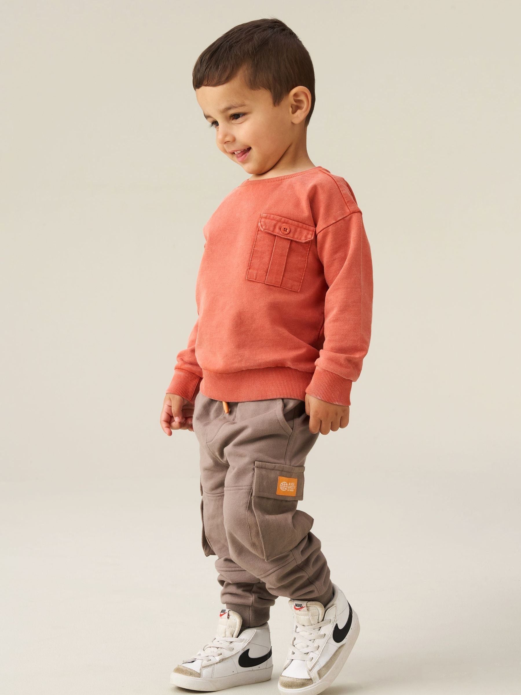 Dsiney Kidz - Angel & Rocket Orange Enzo Utility Sweatshirt image 4