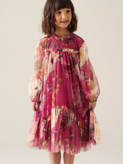Dsiney Kidz - Angel & Rocket Pink Isadora Mesh Dress image 1