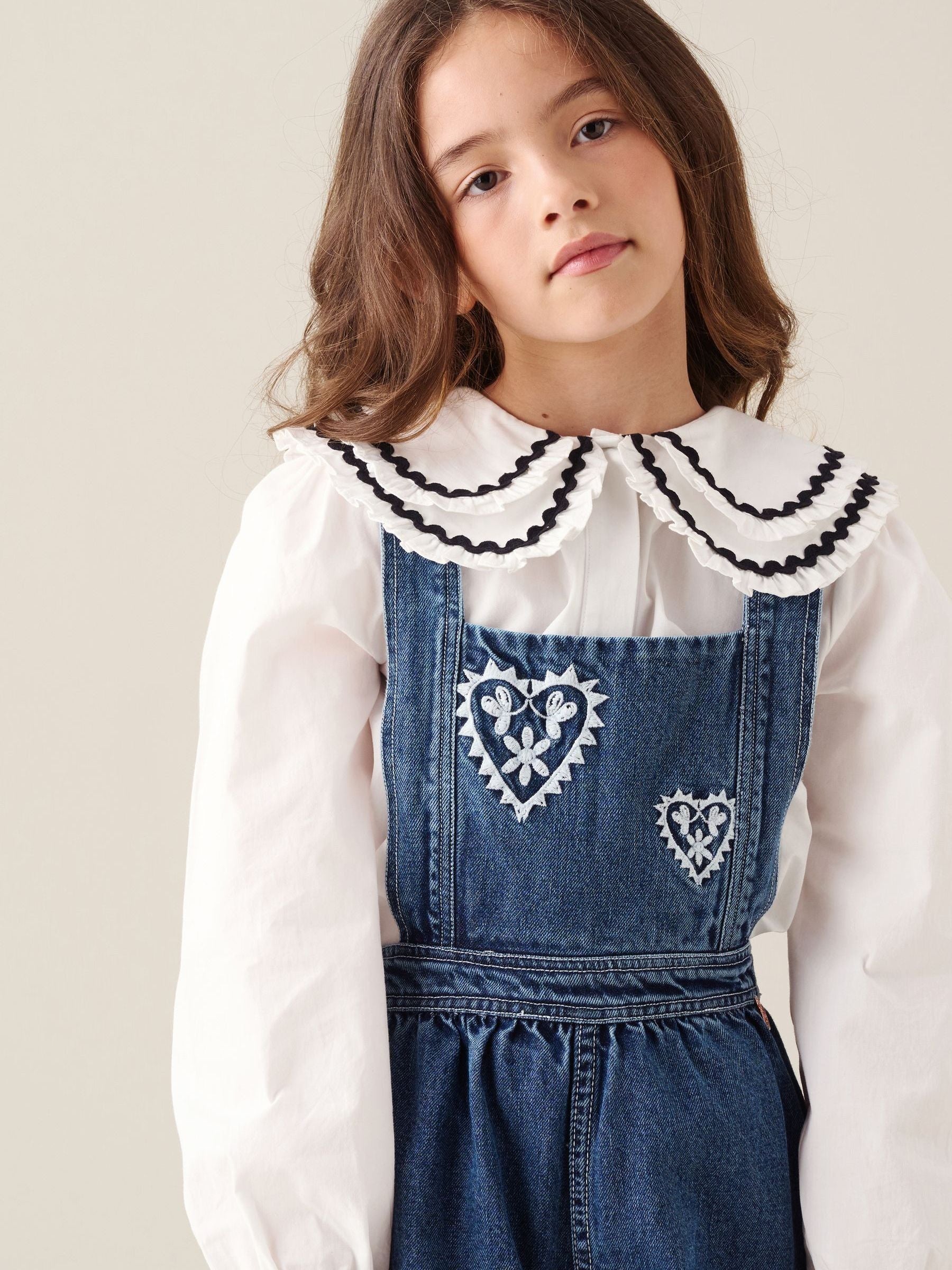 Dsiney Kidz - Angel & Rocket Blue Josie Leopard Dungarees image 5