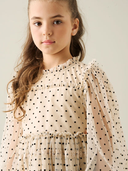 Angel & Rocket White Anya Embroidered Mesh Dress - image 2