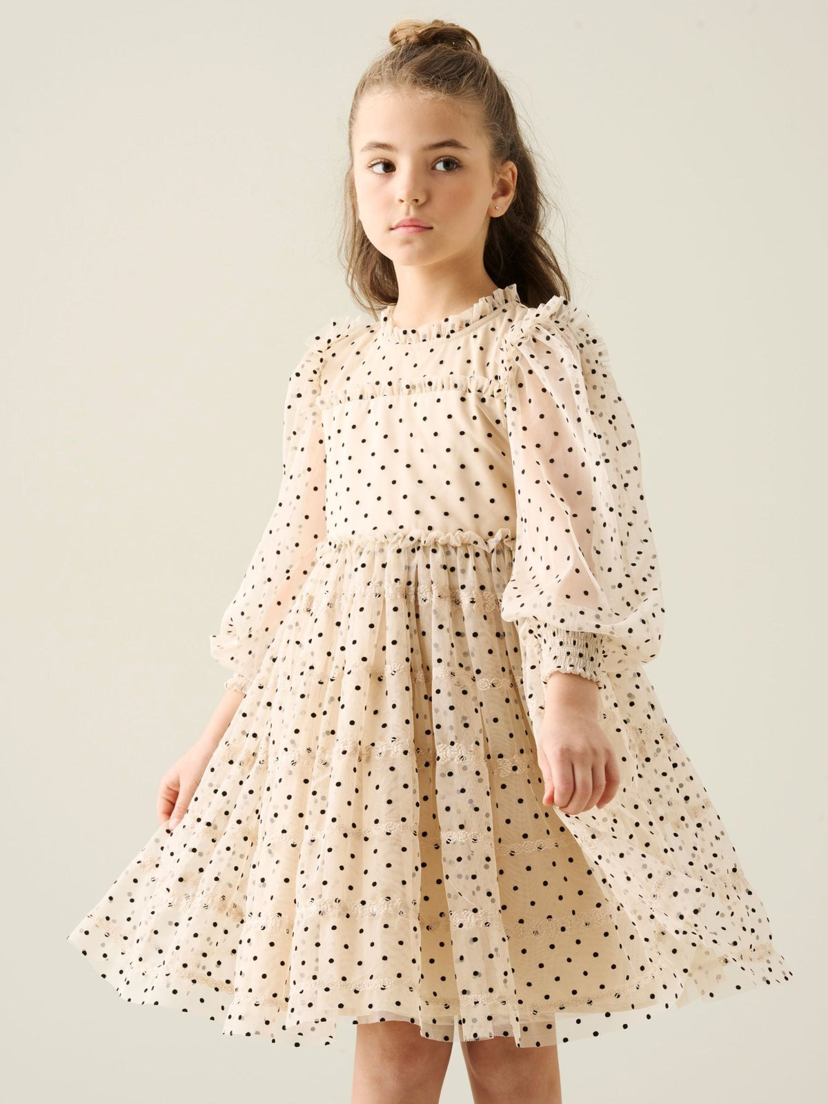 Angel & Rocket White Anya Embroidered Mesh Dress - image 4