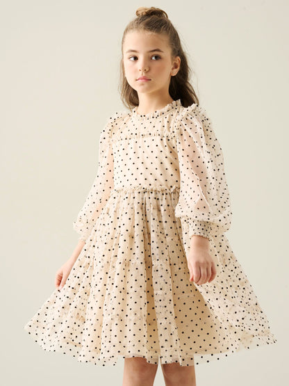 Angel & Rocket White Anya Embroidered Mesh Dress - image 4