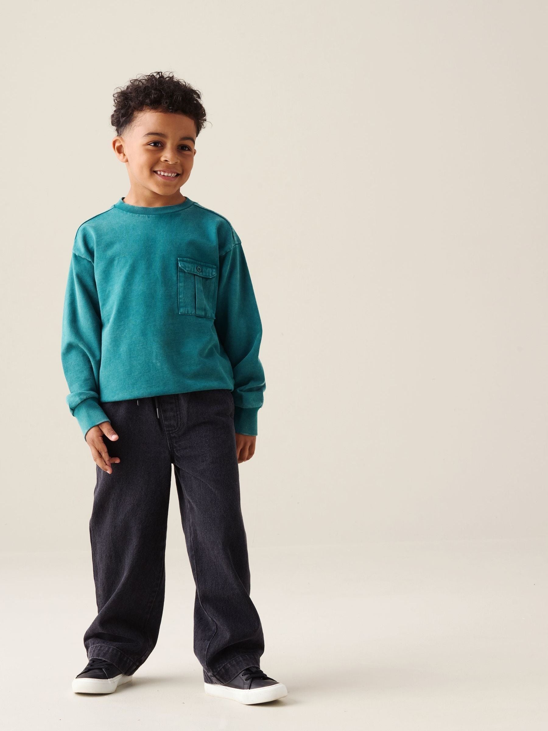 Dsiney Kidz - Angel & Rocket Green Enzo Utility Sweatshirt image 3