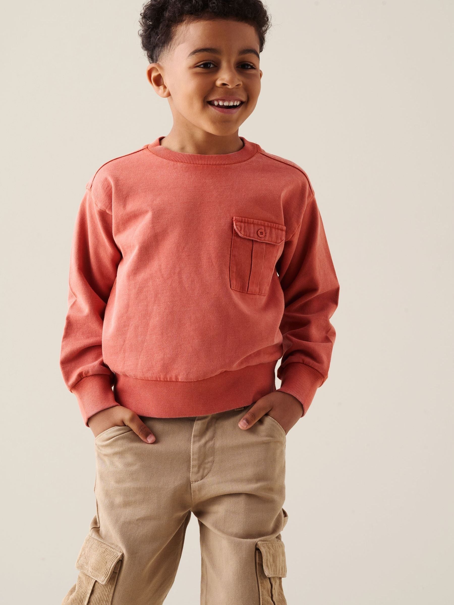Dsiney Kidz - Angel & Rocket Orange Enzo Utility Sweatshirt image 1