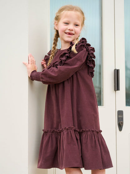 Dsiney Kidz - Angel & Rocket Brown Avery Cord Lace Trim Dress image 2