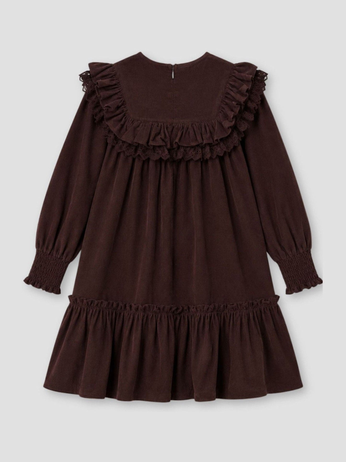 Dsiney Kidz - Angel & Rocket Brown Avery Cord Lace Trim Dress image 9