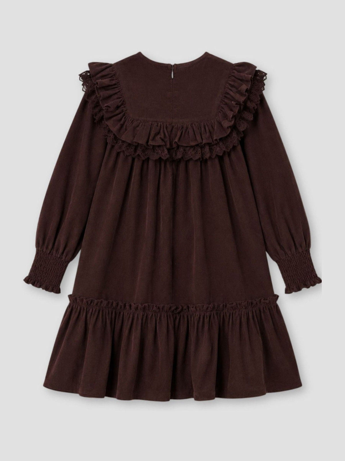 Dsiney Kidz - Angel & Rocket Brown Avery Cord Lace Trim Dress image 9