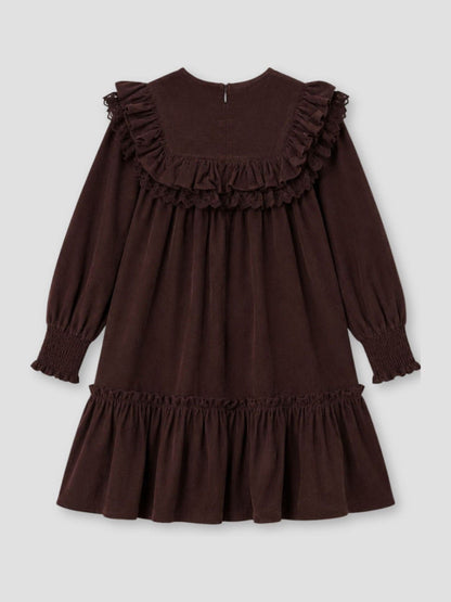 Dsiney Kidz - Angel & Rocket Brown Avery Cord Lace Trim Dress image 9