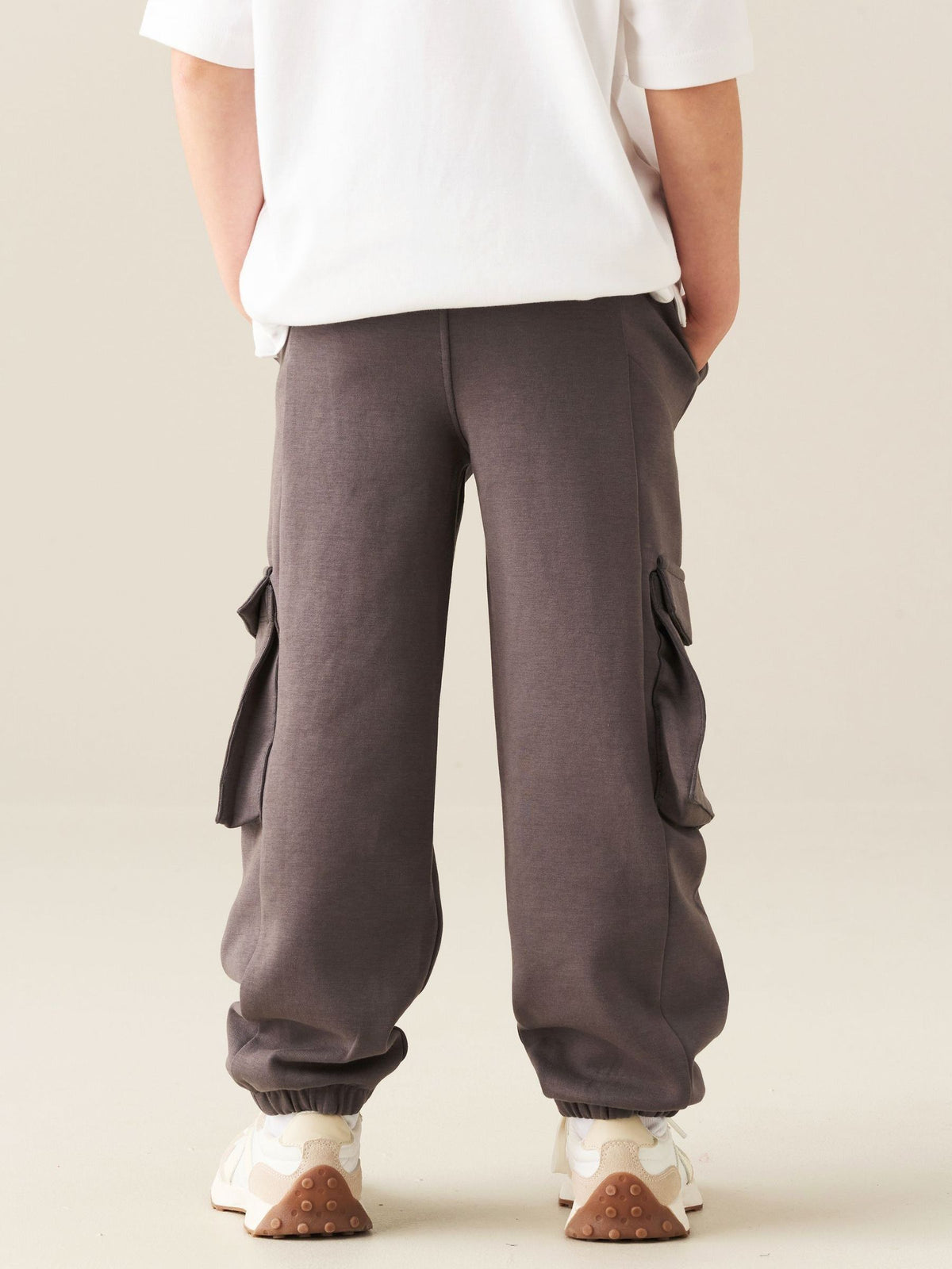 Dsiney Kidz - Angel & Rocket Grey Frank Mix Panelled Cuffed Joggers image 2