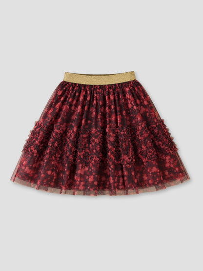 Dsiney Kidz - Angel & Rocket Red Isabelle Mesh Print Skirt image 5