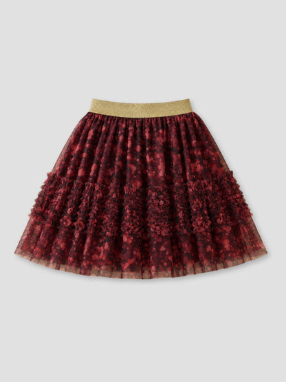 Dsiney Kidz - Angel & Rocket Red Isabelle Mesh Print Skirt image 6