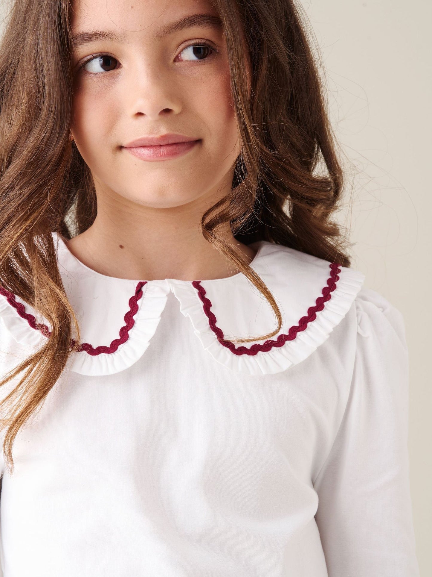 Dsiney Kidz - Angel & Rocket White Trinity Woven Collar Long Sleeve Top image 2