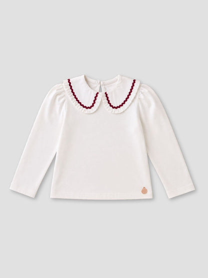 Dsiney Kidz - Angel & Rocket White Trinity Woven Collar Long Sleeve Top image 4