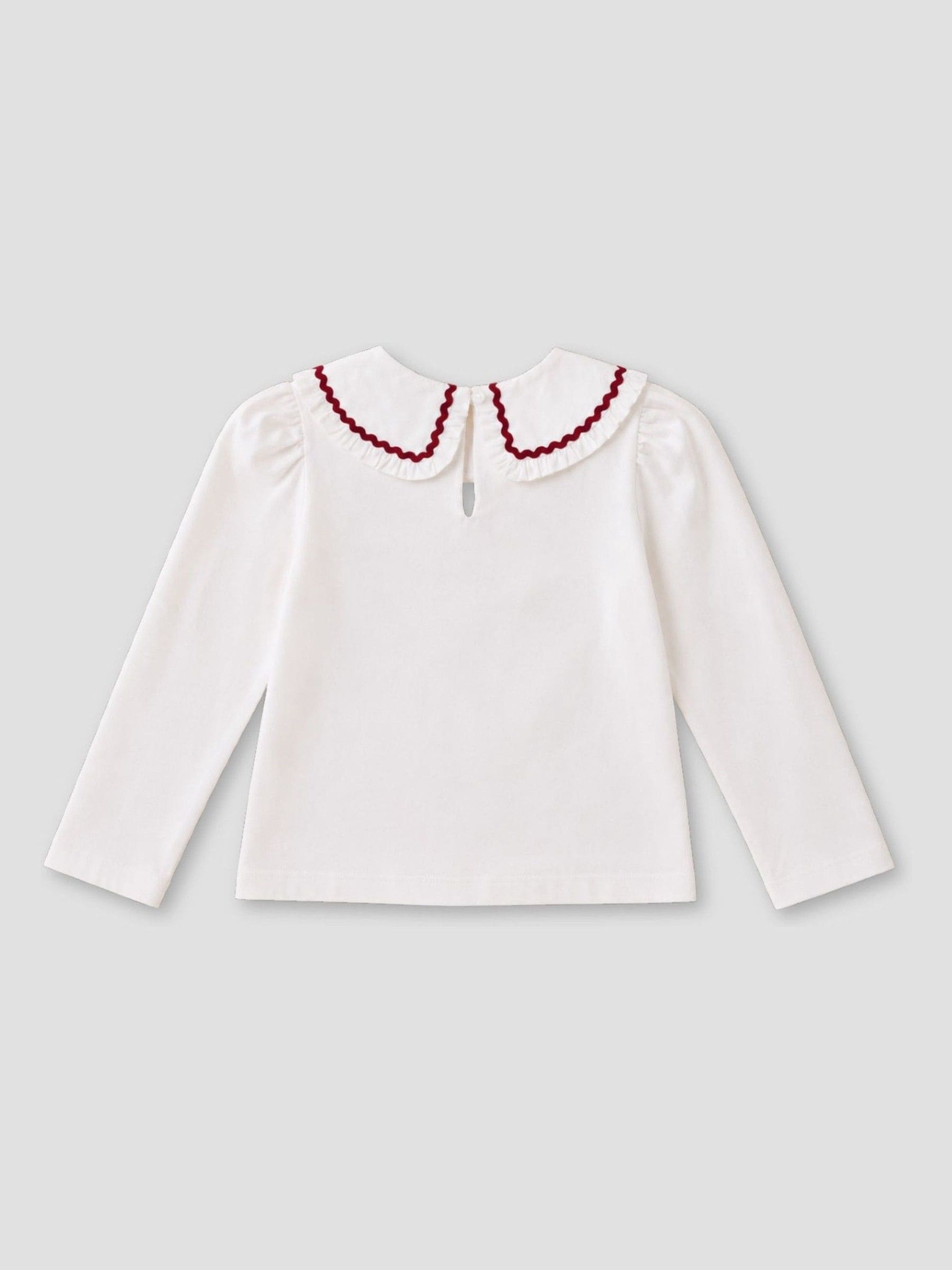 Dsiney Kidz - Angel & Rocket White Trinity Woven Collar Long Sleeve Top image 5