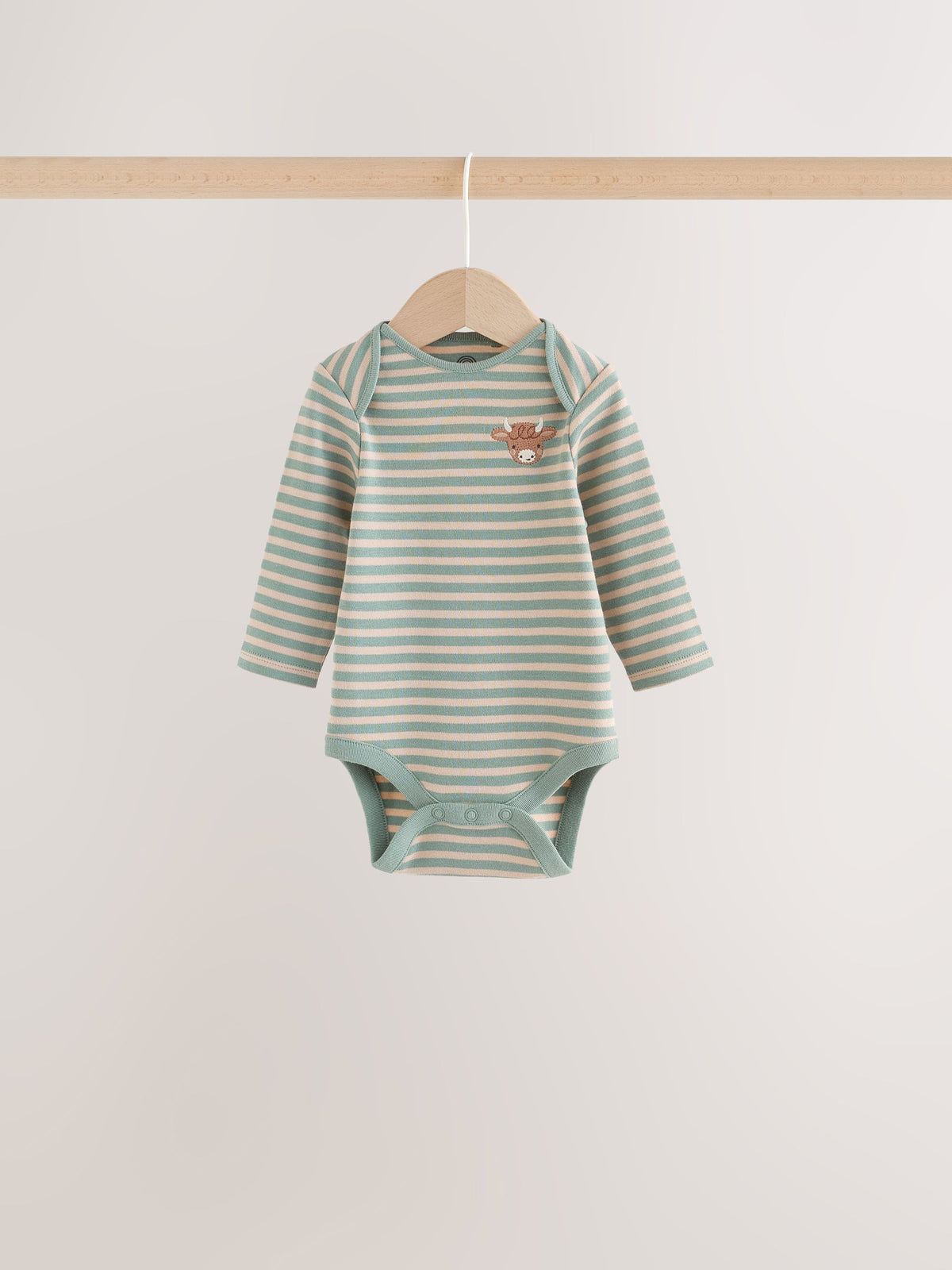 Dsiney Kidz - Neutral Hamish Long Sleeve Bodysuits 5 Pack image 4