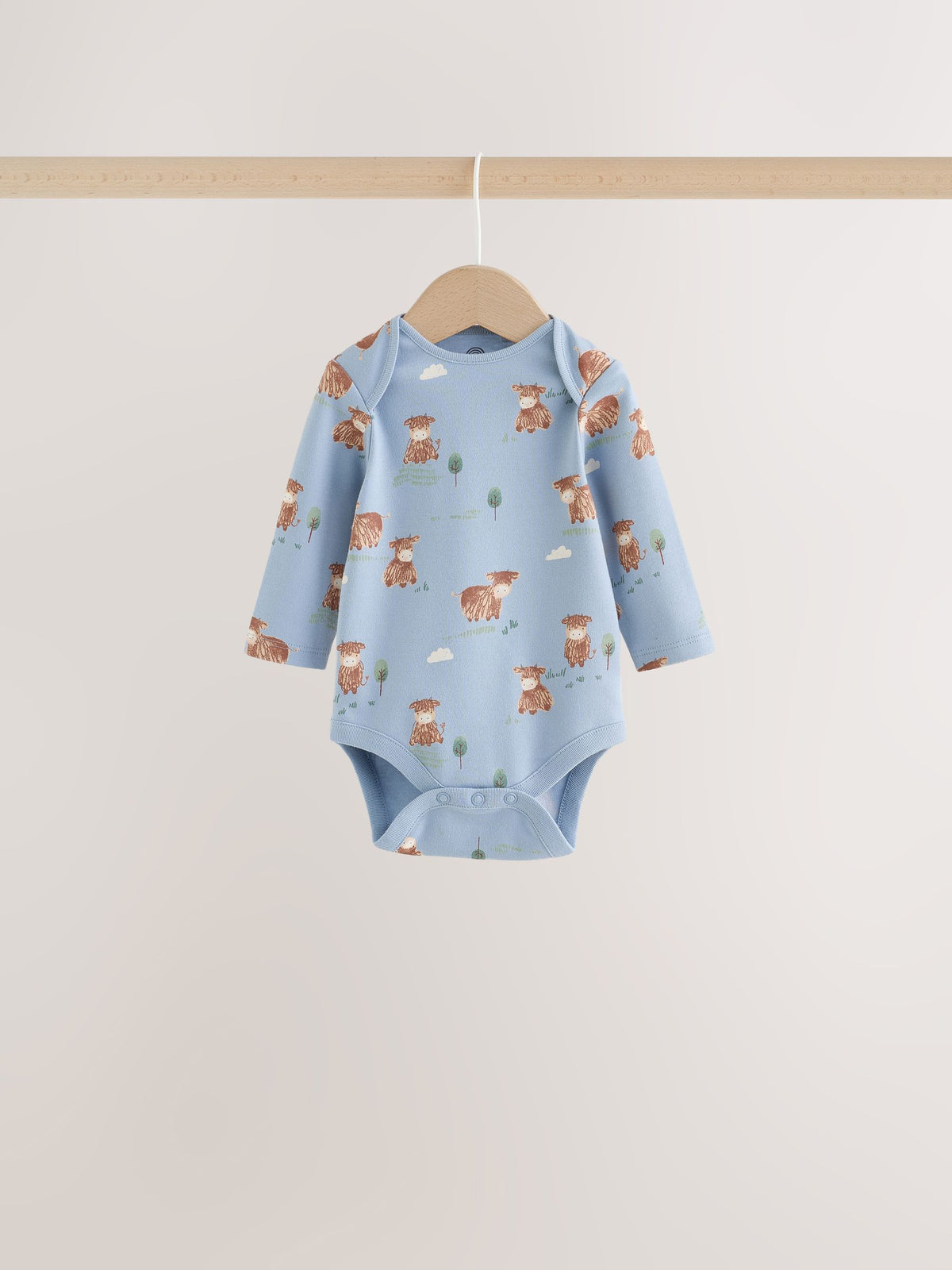 Dsiney Kidz - Neutral Hamish Long Sleeve Bodysuits 5 Pack image 5