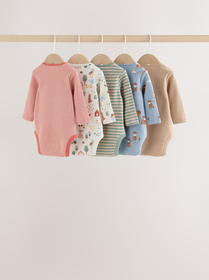 Dsiney Kidz - Neutral Hamish Long Sleeve Bodysuits 5 Pack image 7