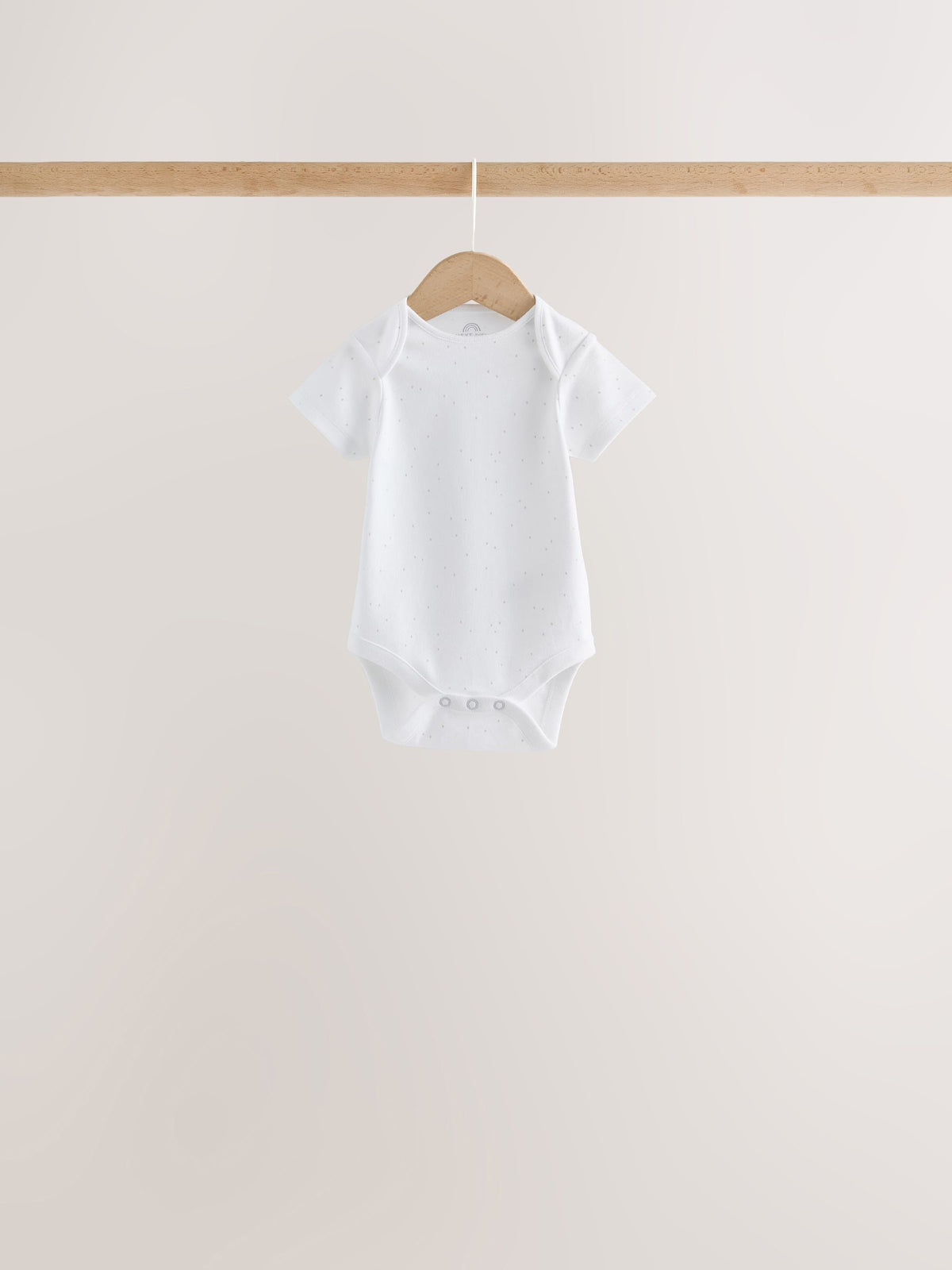 White Mini Safari Animals Short Sleeve Baby Bodysuits 5 Pack - image 4