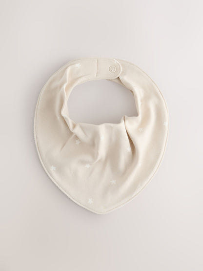 Neutral Cloud Baby Bibs 5 Pack - image 2
