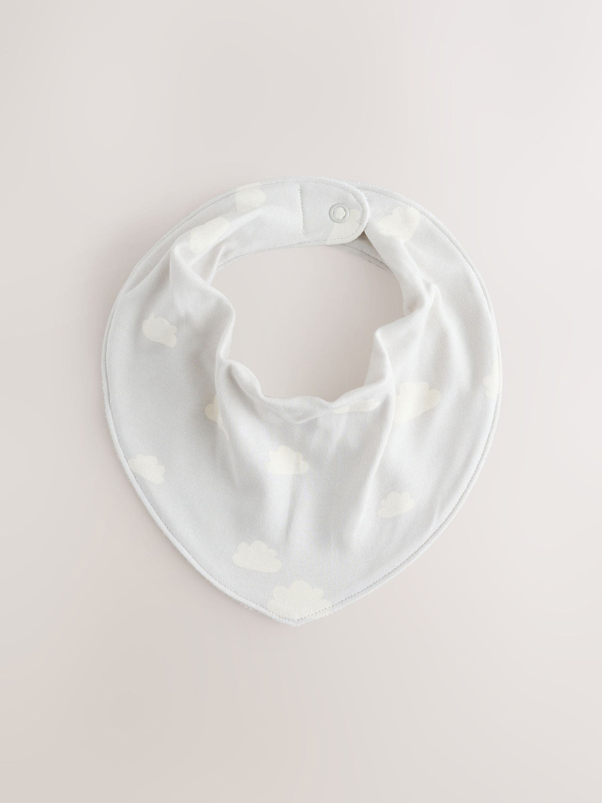 Neutral Cloud Baby Bibs 5 Pack - image 3