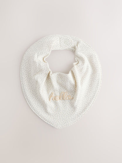 Neutral Cloud Baby Bibs 5 Pack - image 4
