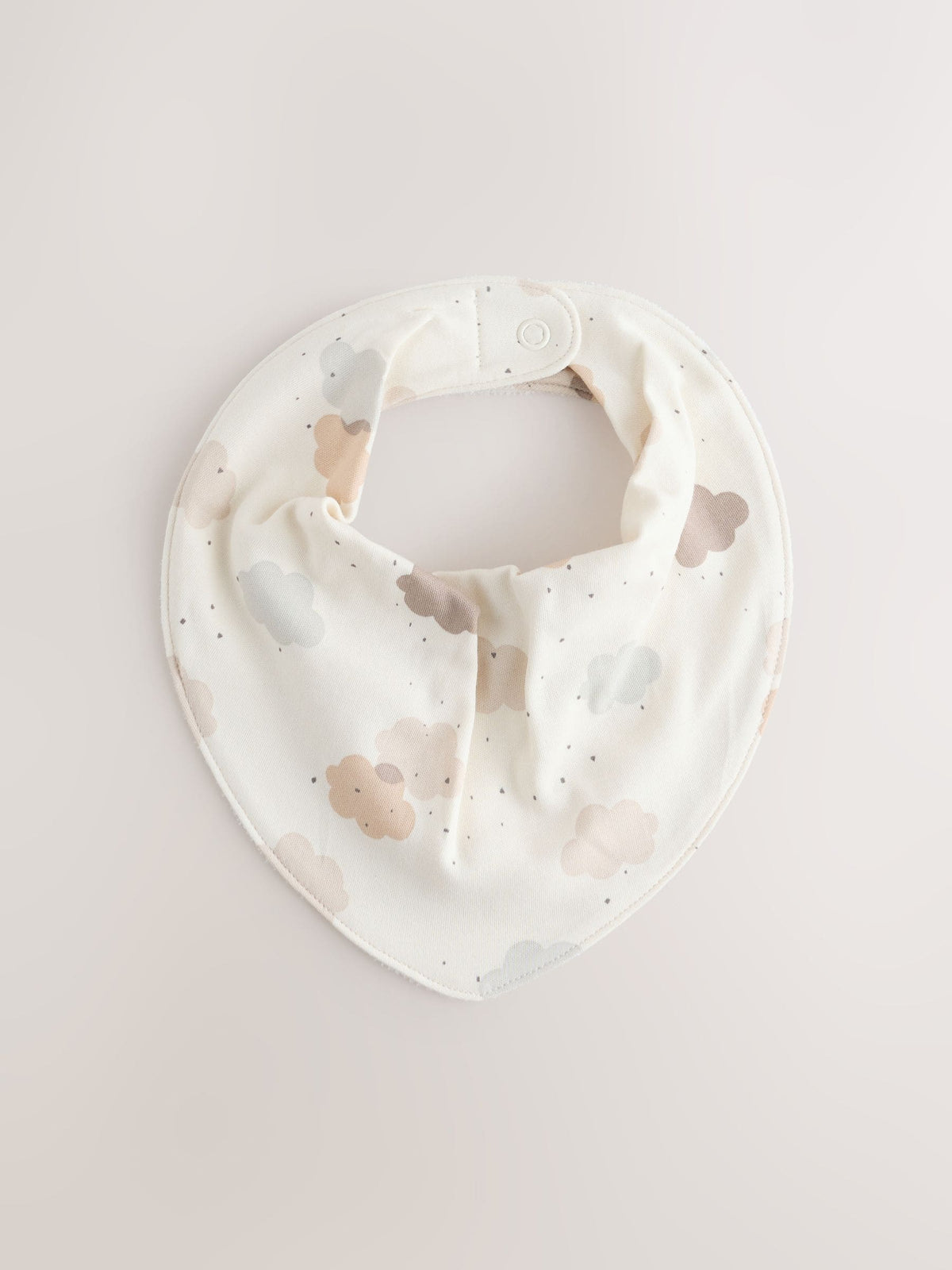 Neutral Cloud Baby Bibs 5 Pack - image 5