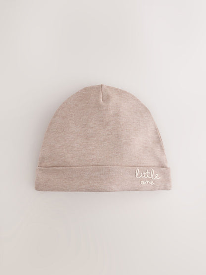 Neutral Baby Beanies 3 Pack (0-12mths) - image 3