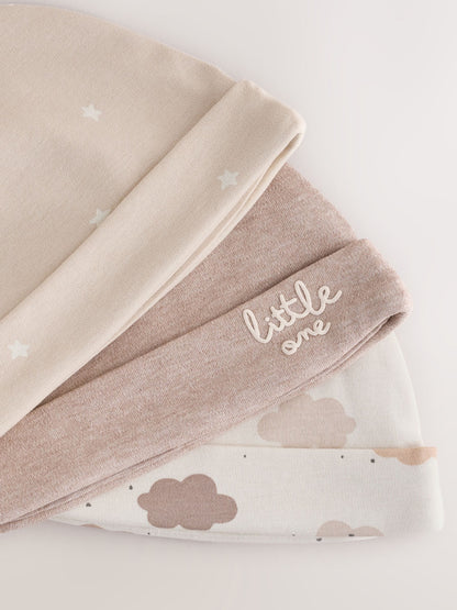 Neutral Baby Beanies 3 Pack (0-12mths) - image 5