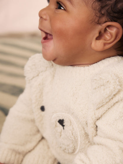 Neutral Bear Baby Knitted Jumper and Leggings Set (0mths-2yrs) - image 2