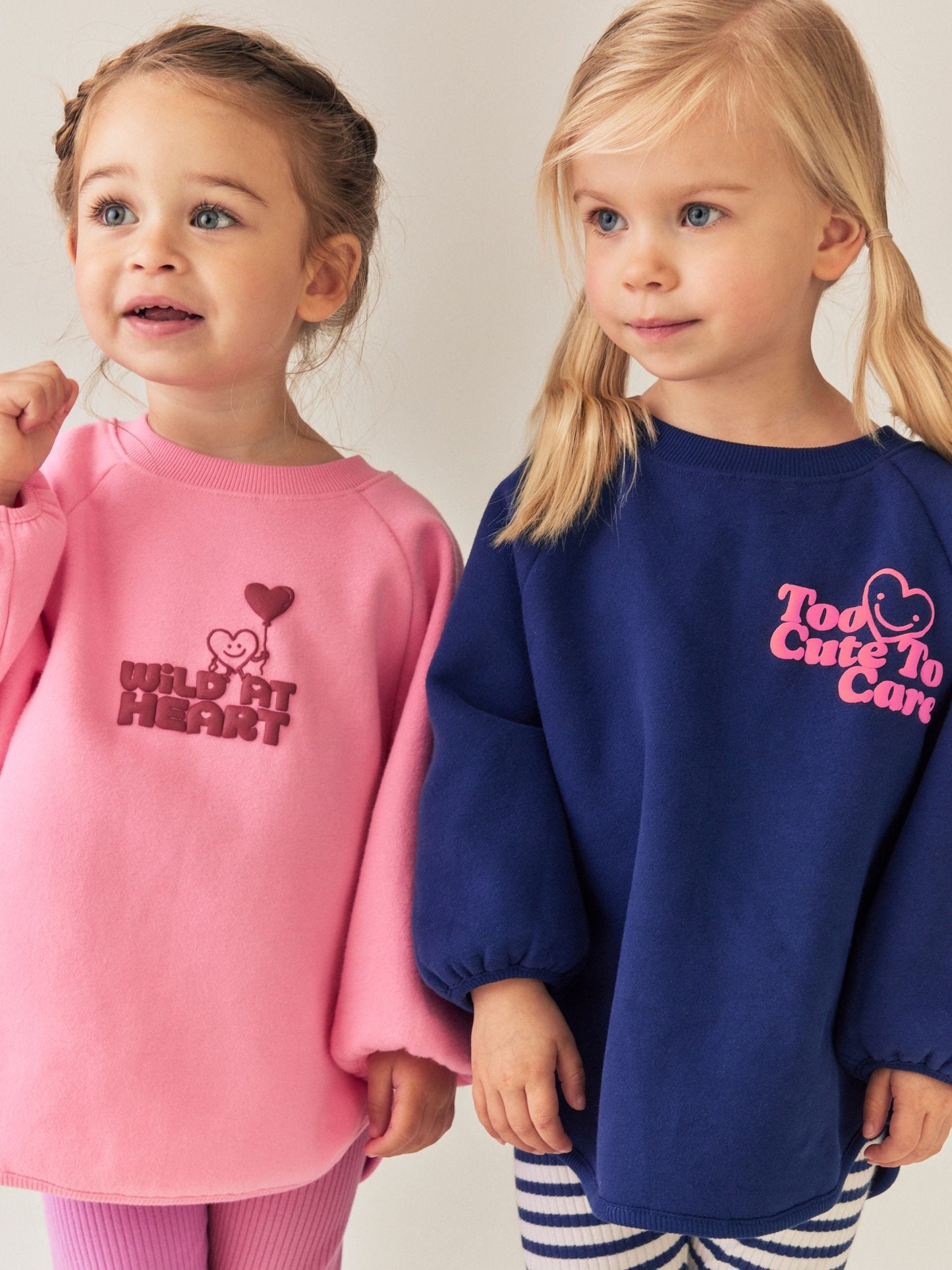 Navy/Pink Sweatshirt and Leggings Set 2 Pack (3mths-7yrs) image 5