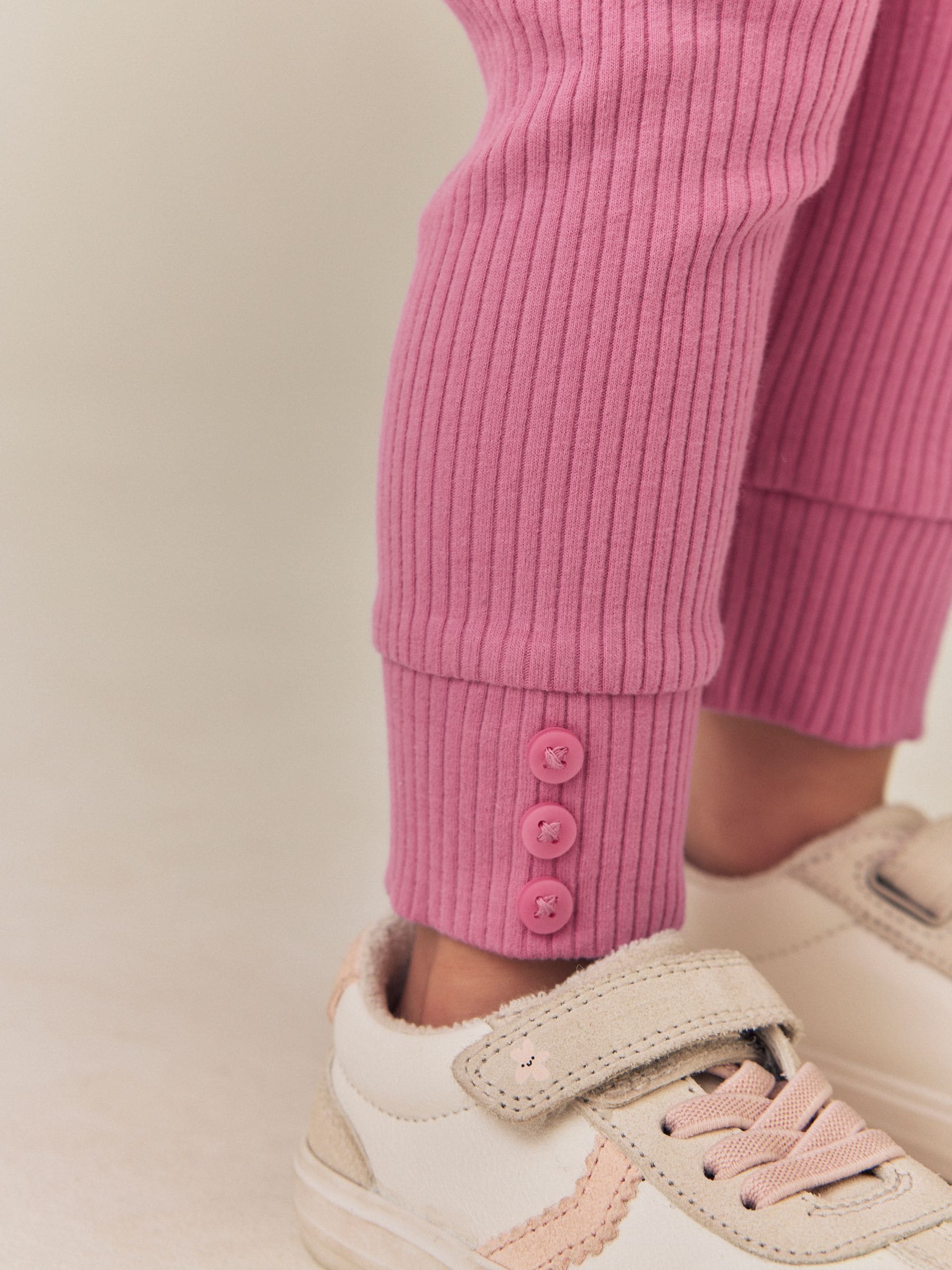 Navy/Pink Sweatshirt and Leggings Set 2 Pack (3mths-7yrs) image 6