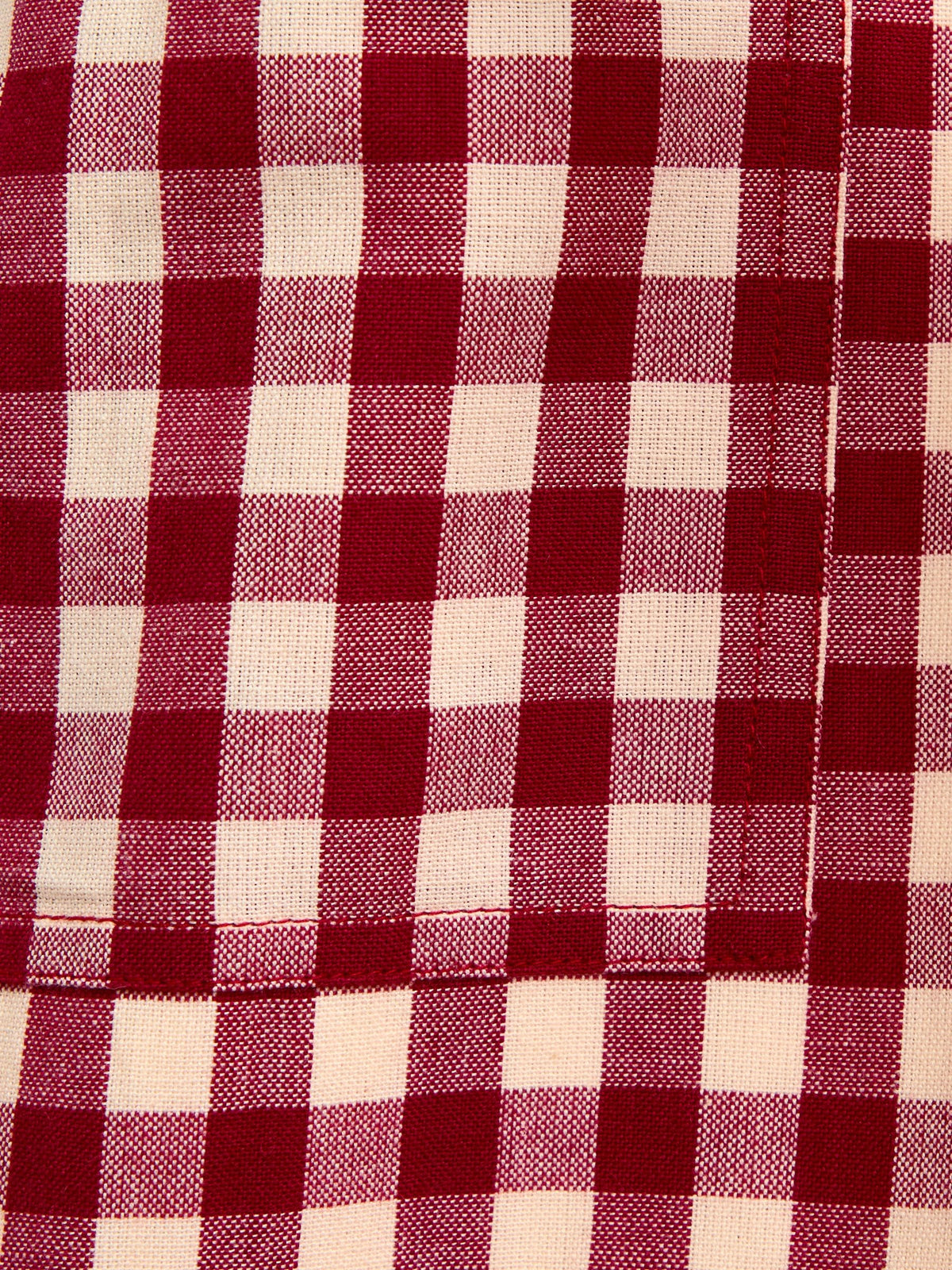 JoJo Maman Bébé Burgundy Gingham Dressing Gown - image 6