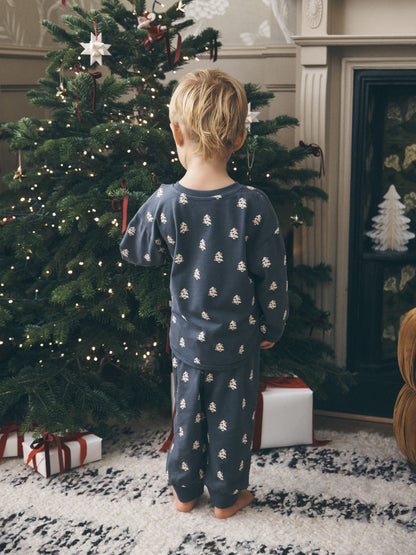 Charcoal Merry & Bright Christmas Pyjamas (9mths-10yrs) - image 2