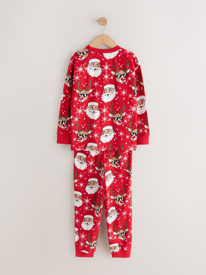 Dsiney Kidz - Red/White All Over Print Christmas Pyjamas Set (3-16yrs) image 2