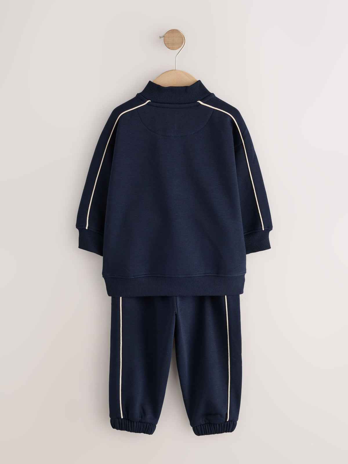 Navy/White Half Zip Top and Joggers Set (3mths-7yrs) - image 7