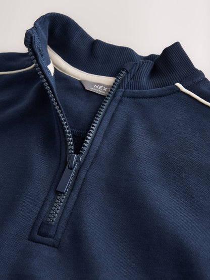 Navy/White Half Zip Top and Joggers Set (3mths-7yrs) - image 8