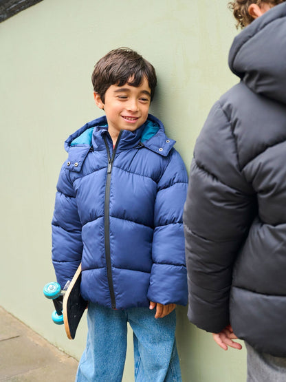 Dsiney Kidz - Angel & Rocket Blue Troy Quilted Fleece Lined Coat image 1