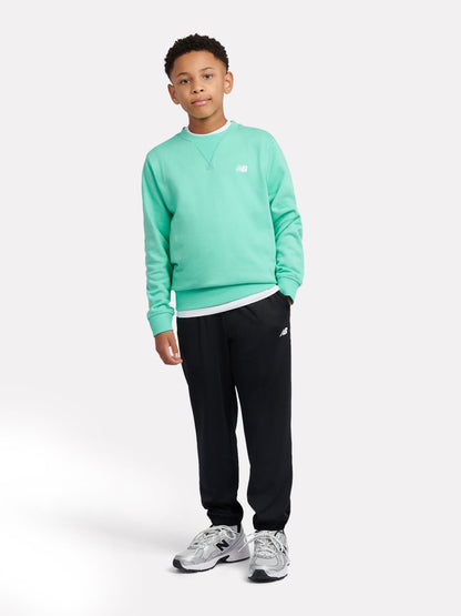 Dsiney Kidz - New Balance Green French Terry Small Logo Crew Neck Sweatshirt image 5