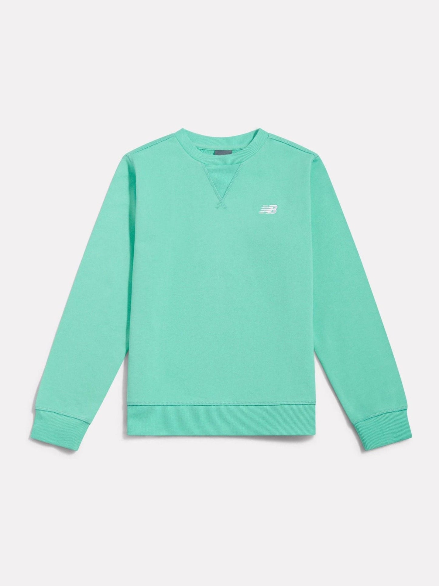 Dsiney Kidz - New Balance Green French Terry Small Logo Crew Neck Sweatshirt image 6