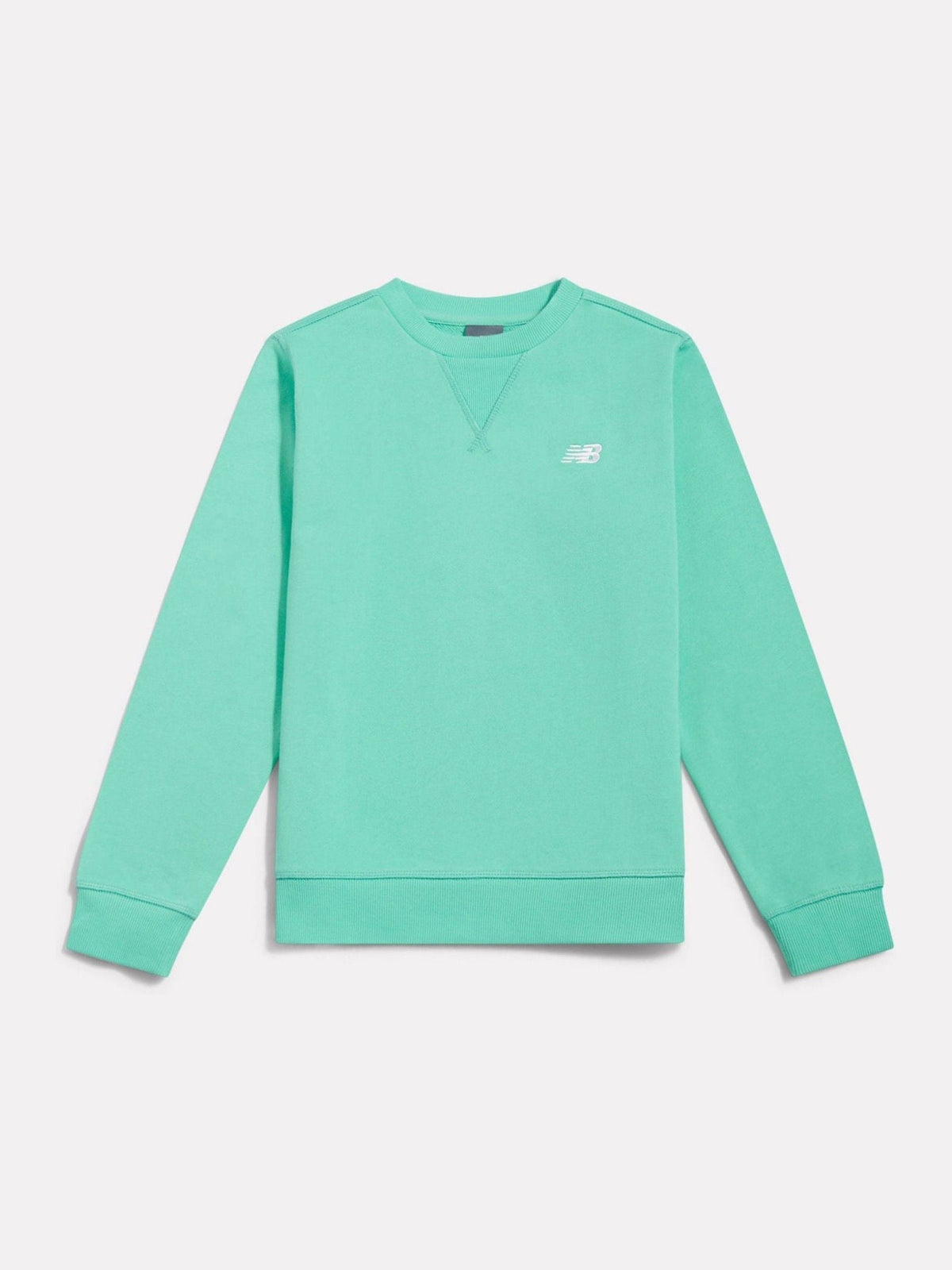 Dsiney Kidz - New Balance Green French Terry Small Logo Crew Neck Sweatshirt image 6