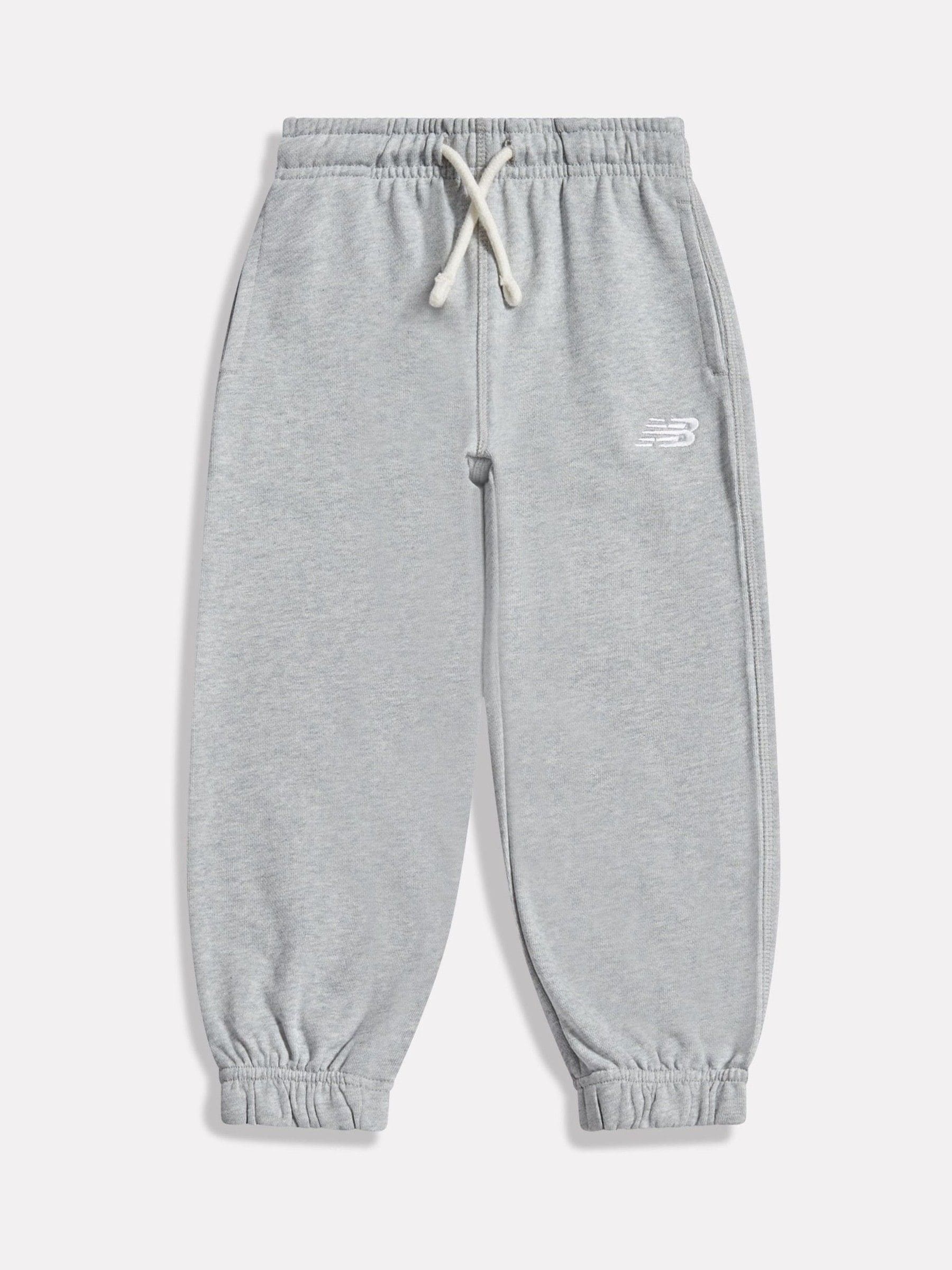 New Balance Athletic Grey Heather Small Logo French Terry Joggers image 1