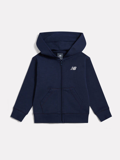 Dsiney Kidz - New Balance Navy Small Logo Zip Through Hoodie image 1