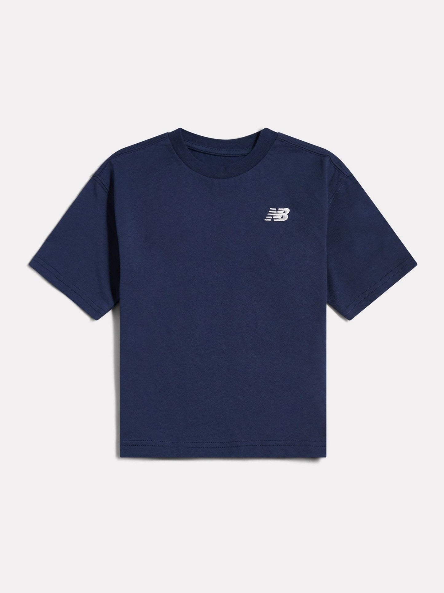Dsiney Kidz - New Balance Navy Blue Small Logo Jersey T-Shirt image 1