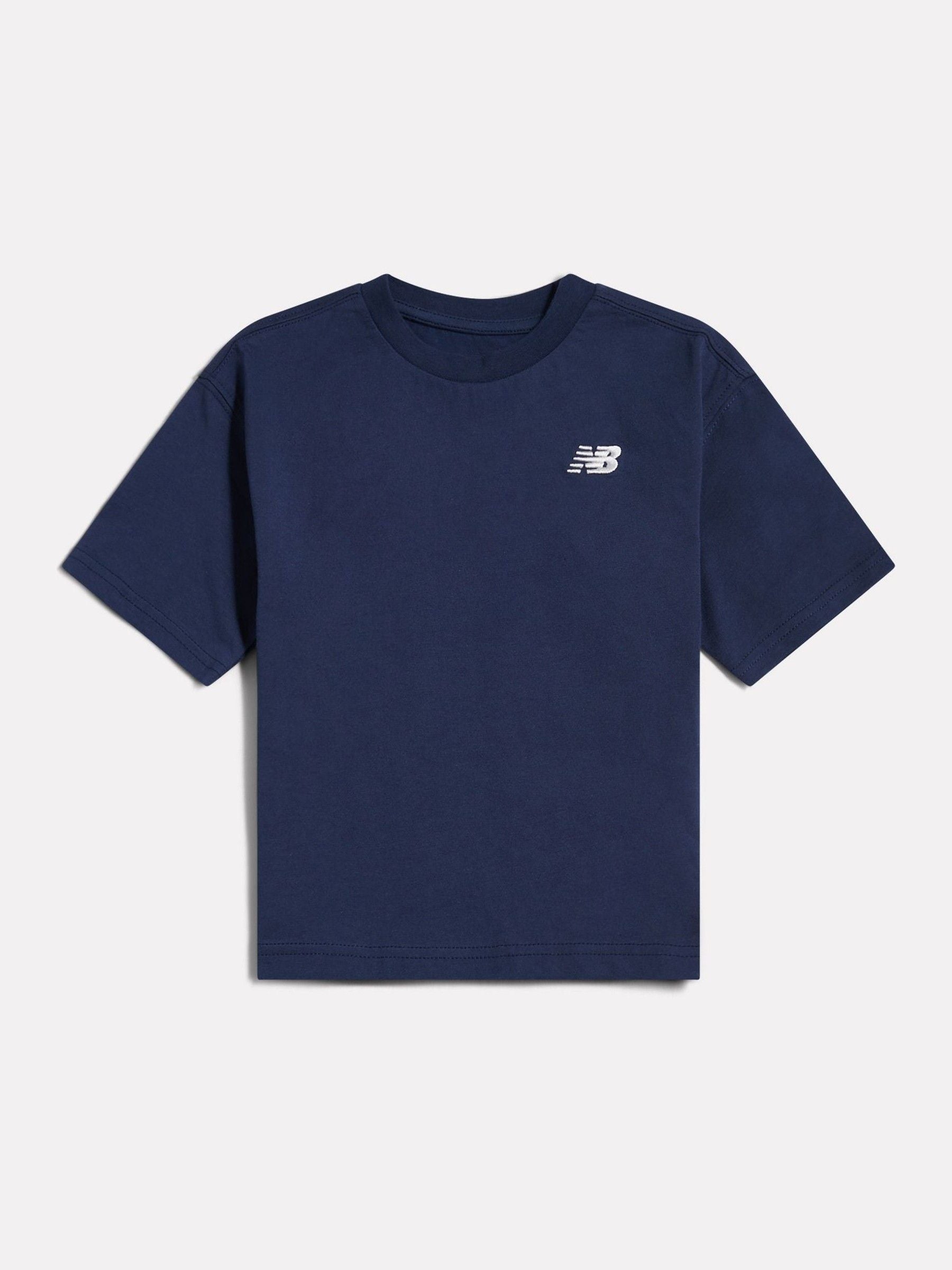 Dsiney Kidz - New Balance Navy Blue Small Logo Jersey T-Shirt image 1