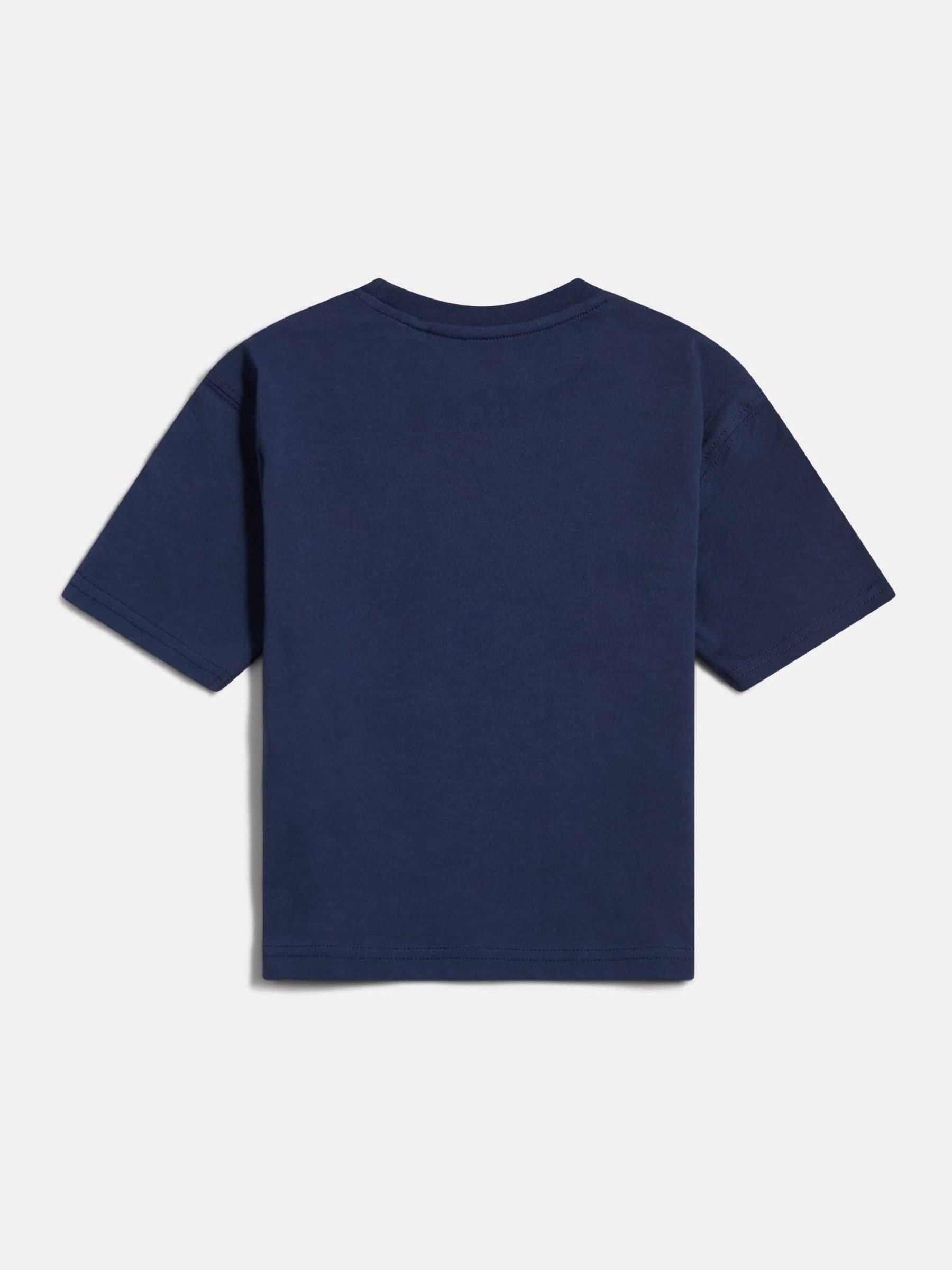 Dsiney Kidz - New Balance Navy Blue Small Logo Jersey T-Shirt image 2