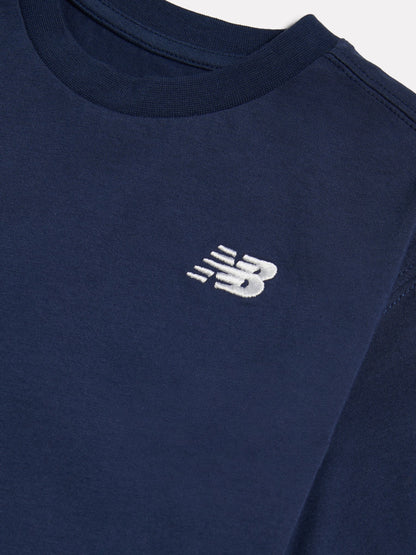 Dsiney Kidz - New Balance Navy Blue Small Logo Jersey T-Shirt image 3