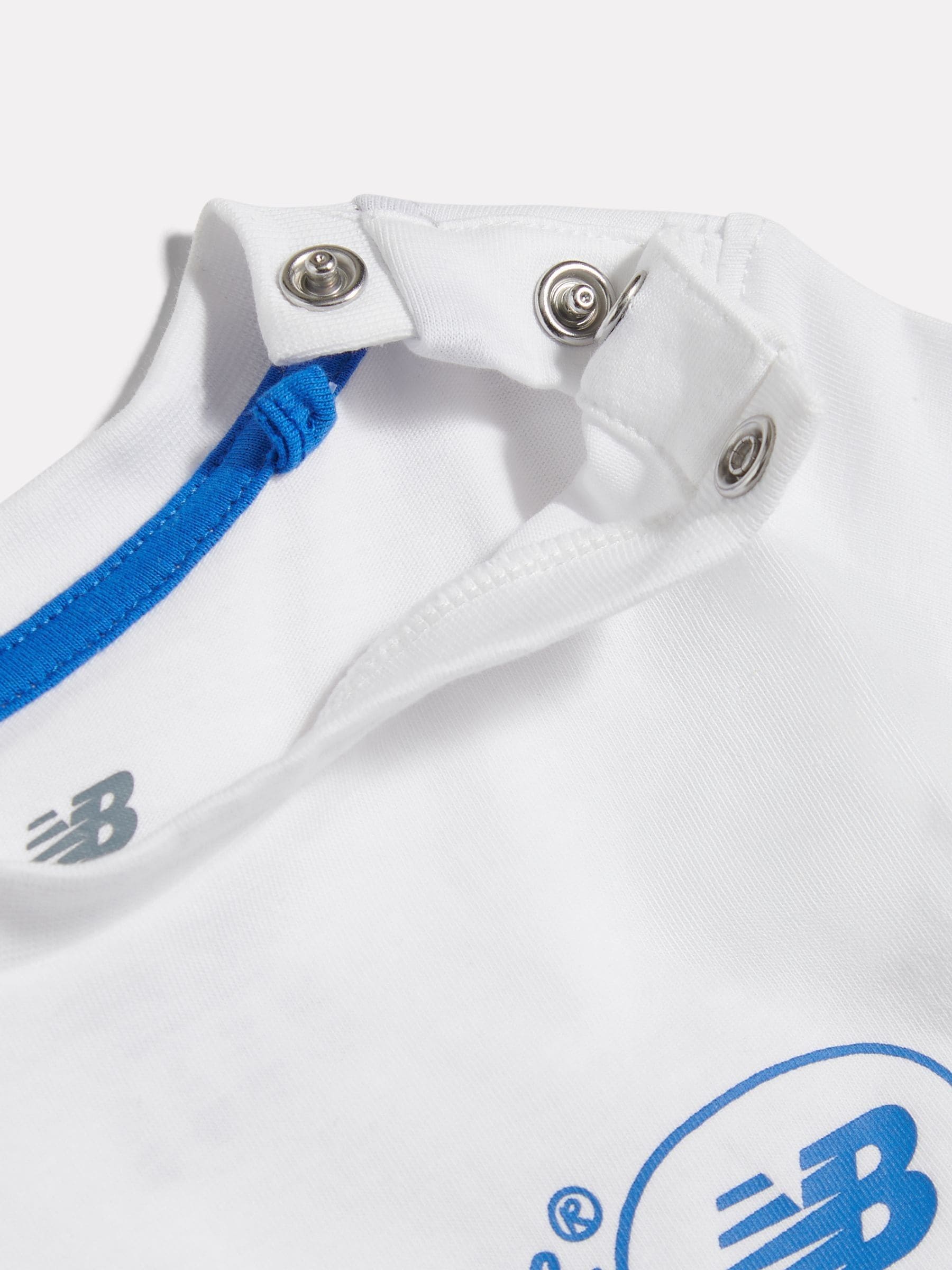 New Balance White Greatest Hits T-Shirt & Shorts Set image 4