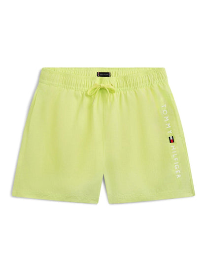 Tommy Hilfiger Green Original Logo Embroidery Mid Length Swim Shorts image 1