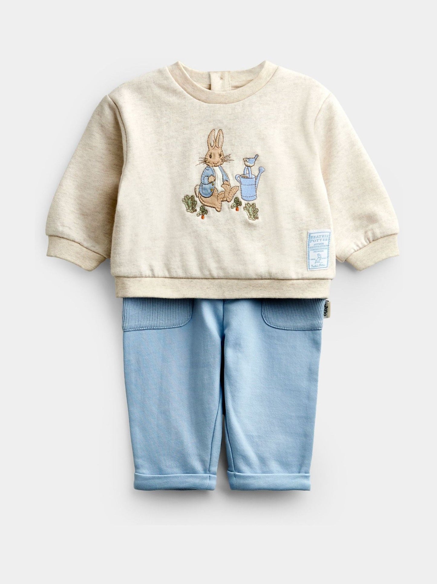 Dsiney Kidz - Jojo Maman Bébé Natural Peter Rabbit™ Sweatshirt & Leggings Set image 1