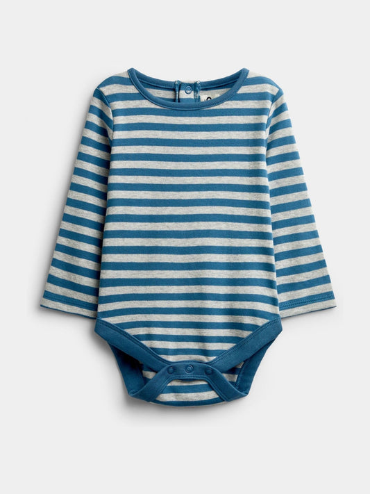 Dsiney Kidz - Jojo Maman Bébé Blue Fox Jersey Dungaree & Bodysuit Set image 2